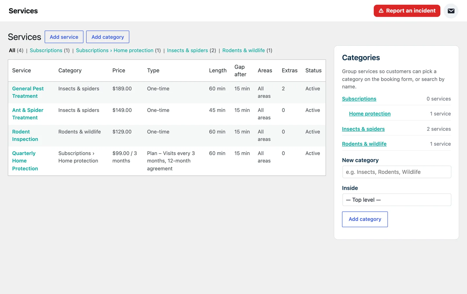 CrewNavio Services list